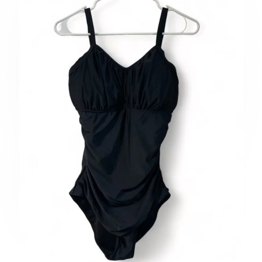 Aqua Eve Swimsuit for Women Tummy Control One Piece Bathing Suit NWT - Picture 1 of 5